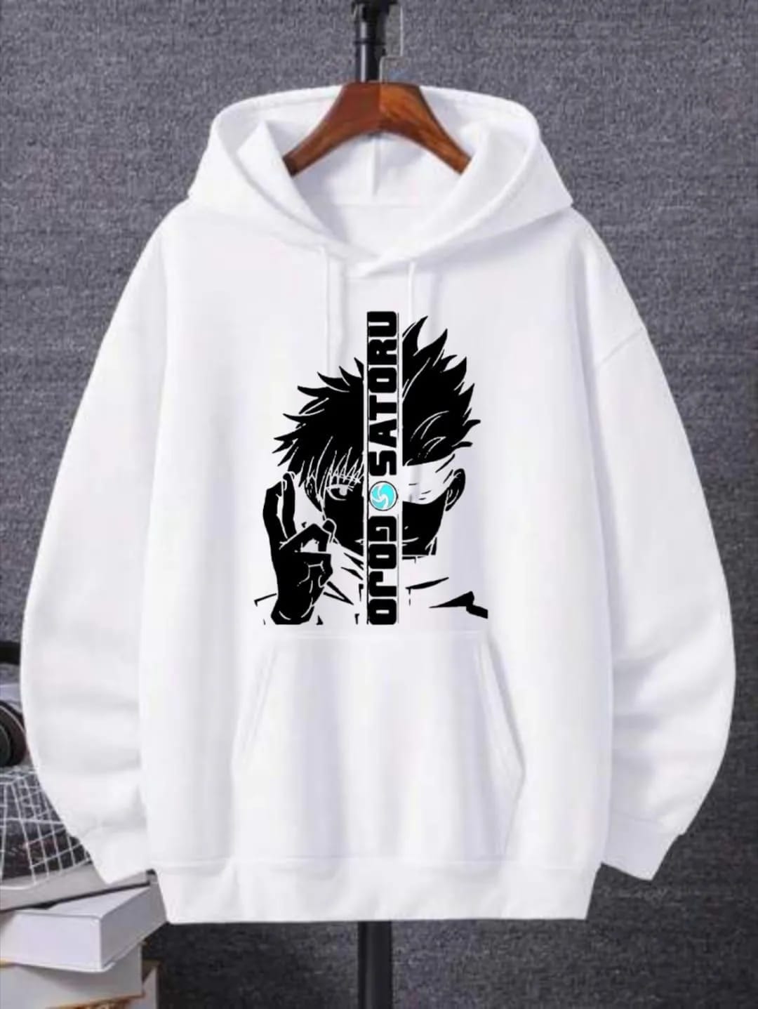 Fleece Printed Hoodie