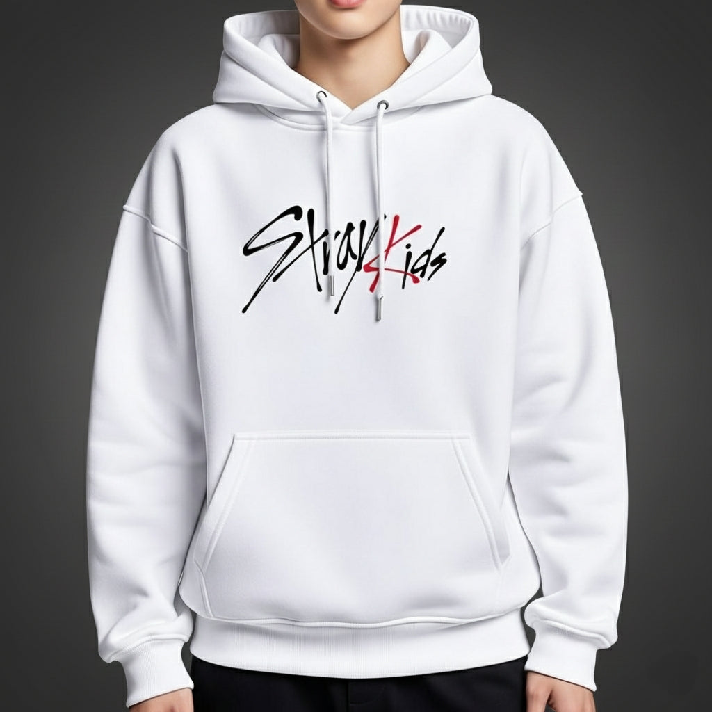 StrayKids Combination Support Sweatshirt Pullover Hoodie for Men and Women Autumn and Winter K-style Fashion Loose Outwear
